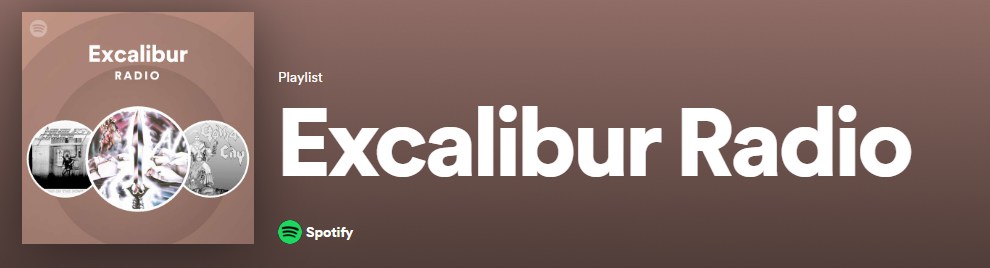 Excalibur (@excaliburrocks) on Twitter photo If you're on Spotify <a href="/Spotify/">Spotify</a> then have a listen to EXCALIBUR RADIO. Loads of great music on the playlist.
SPOTIFY-EXCALIBUR RADIO - tinyurl.com/35z4jrev
Don't forget to give us a Spotify Like/Subscribe/Follow.
#excalibur #spotify #rockmusic #heavymetalmusic #Radio If you're on Spotify <a href="/Spotify/">Spotify</a> then have a listen to EXCALIBUR RADIO. Loads of great music on the playlist.
SPOTIFY-EXCALIBUR RADIO - tinyurl.com/35z4jrev
Don't forget to give us a Spotify Like/Subscribe/Follow.
#excalibur #spotify #rockmusic #heavymetalmusic #Radio