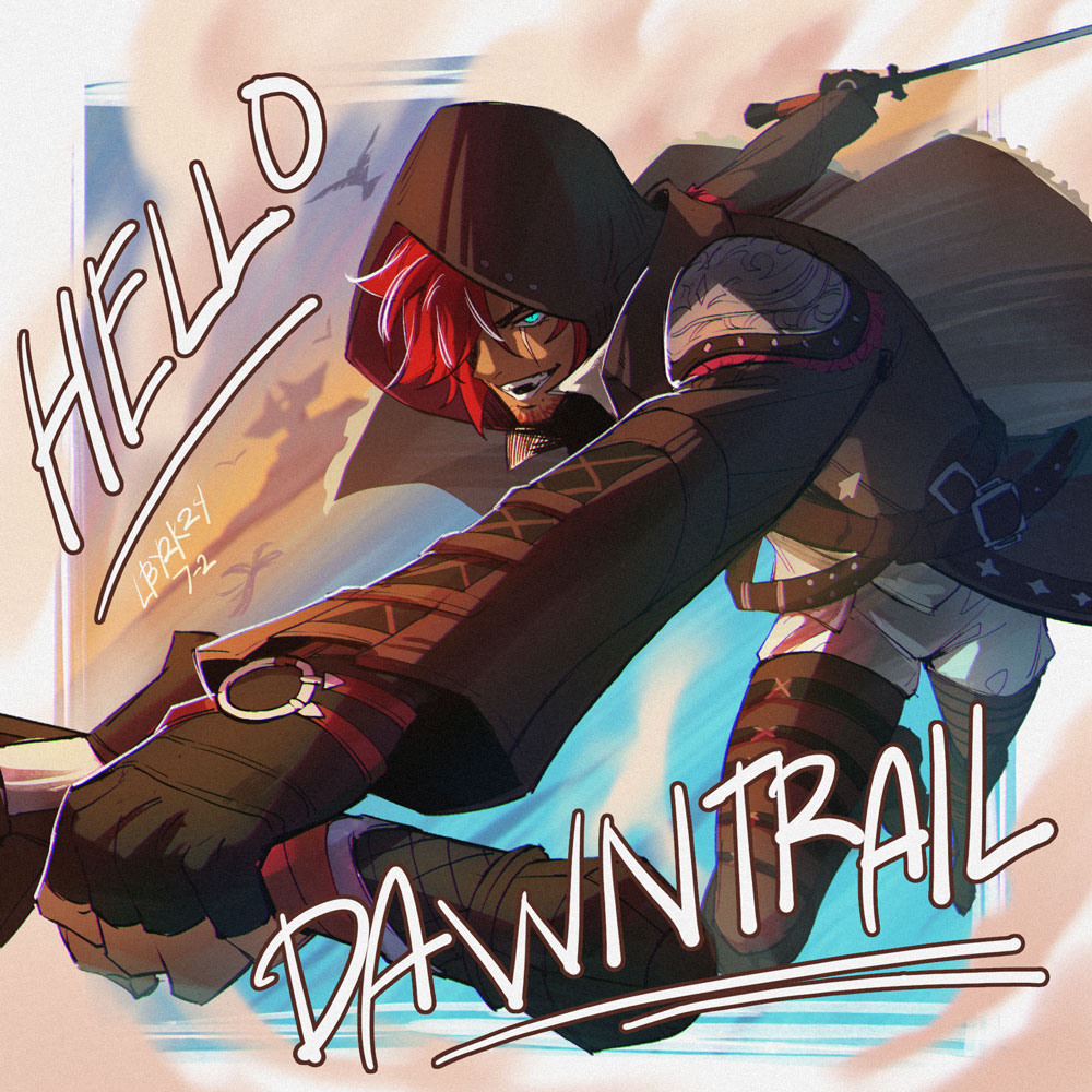 LBY2K99's tweet photo. 🎵Fly, ever forward, starry-eyed - To an open sky🌤️

Happy official release day!!! #helloDawntrail !!!!!!! https://t.co/Vic5Eh6Yic