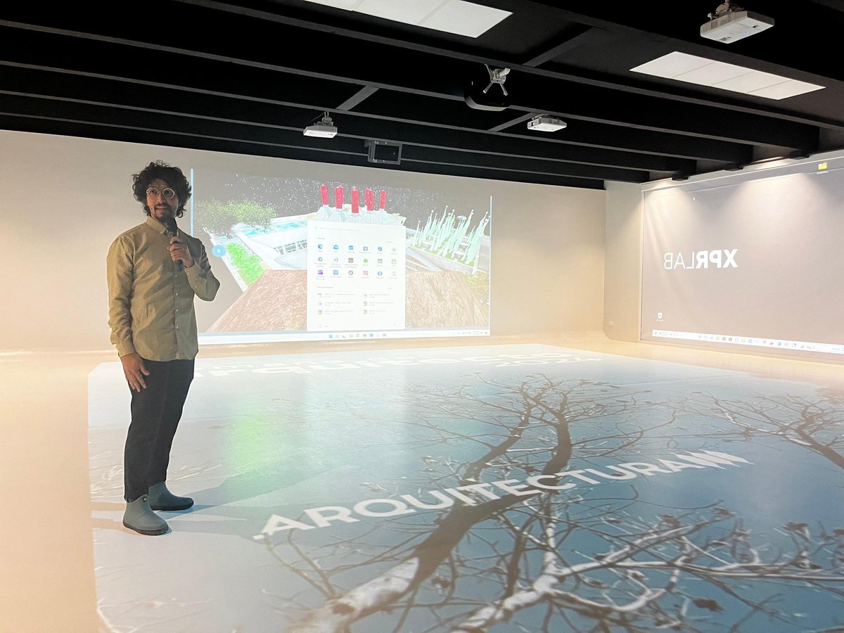 ArquitectUCAB's tweet photo. Este #2Jul se inauguró la Semana del Arquitecto 2024 con la charla "El Inconsciente de las fronteras. Una transversalidad de una creación contemporáneo" a cargo del diseñador Rodrigo Marín Briceño en el #XPRLab. https://t.co/WA0zkSlNSj