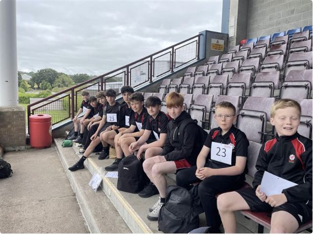 TreffynnonSch's tweet photo. Today, a group of year 7 students participated in the Flintshire Schools Athletics Cup at Deeside Athletics Stadium, competing against other schools in the area. Congratulations to all the students for their hard work and dedication! #Flintshire #Athletics 🏃‍♀️ https://t.co/MCZarwFMwv