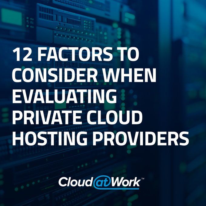 What to consider when selecting a #privatecloud #hosting provider: tinyurl.com/8jz9t26u

#cloud #cloudinfrastructure #applicationhosting