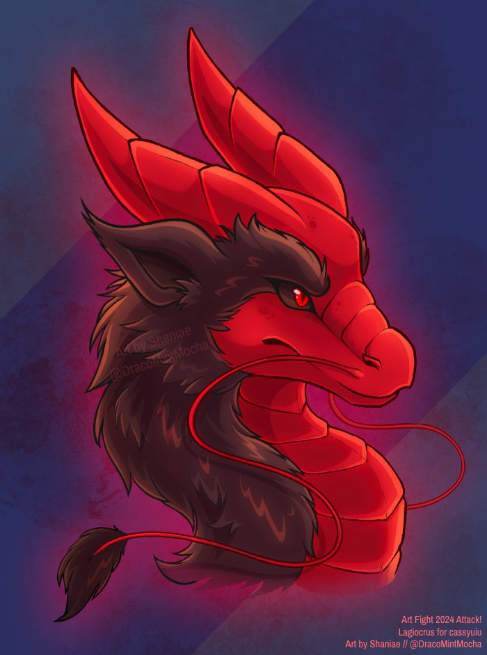 First attack!! for @/cassyuiu on #ArtFight of their neat boy Lagiocrus. Who's next 👀