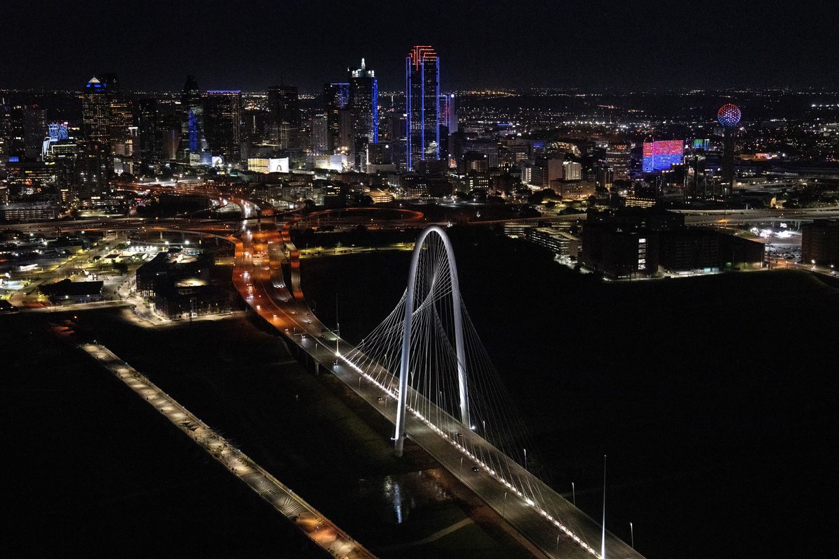 SMU's tweet photo. Bright lights in the big [ACC] city 💙

#TheMustangsHaveArrived