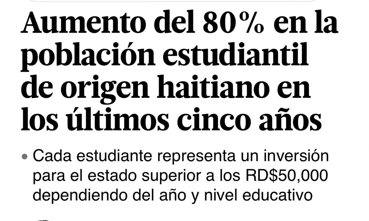 JaimeRinconRD's tweet photo. “Todos somos Haití” tenían razón si. 

No tengo la menor duda que él futuro de la nación dominicana será el caos y la barbarie. 

Suplantar al dominicano por el haitiano es el error más grande que hemos cometido como nación. 

¿Qué opinan? https://t.co/dhiBHId9vU