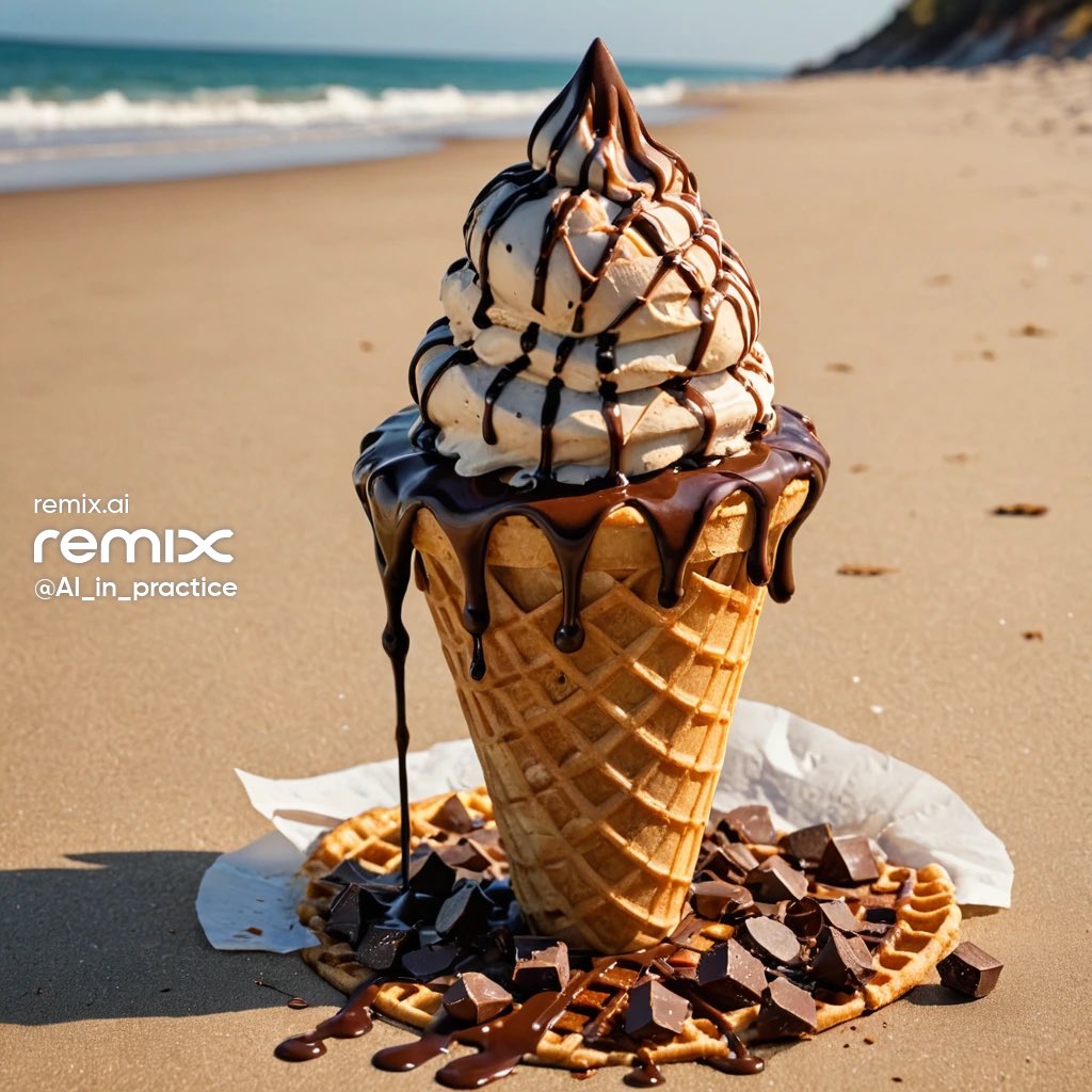 AI_InPractice's tweet photo. #AIart #remixai #icecream https://t.co/KYaZPUjlTI