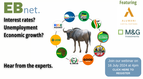 Please join us for an interesting online debate where two of SA’s leading investment managers, Aluwani Capital Partners and M&amp;G Investments will be discussing the impact of our new coalition government on the future of SA, in particular the economic impact
my.demio.com/ref/tVcBdBd9Fw…