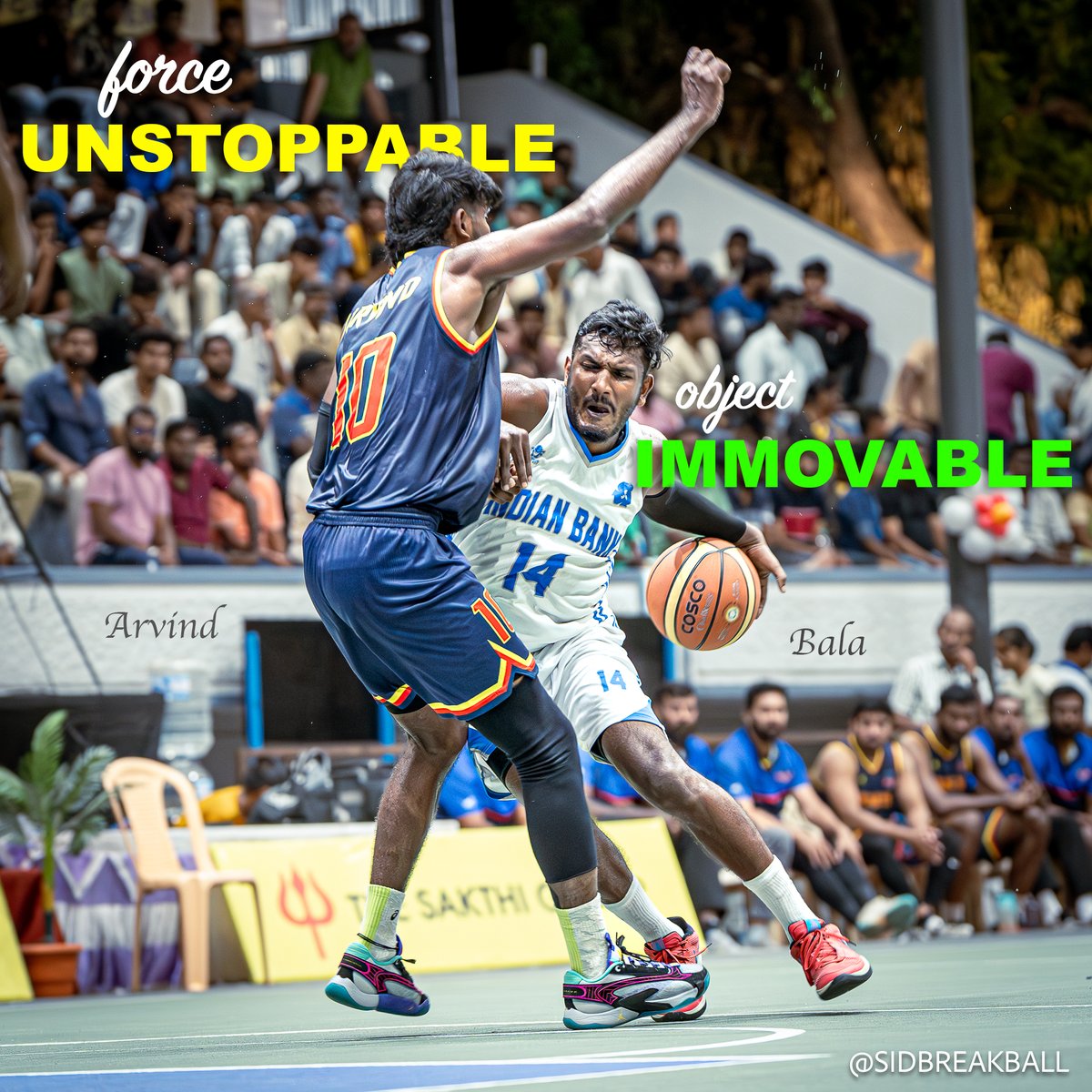 sidbreakball's tweet photo. Two of the finest in 🇮🇳🏀 Duel of the Guard with Bala and Arvind going head to head.

One of the points to look forward to with the National Star Basketball League will be getting to see new rivalries emerge with new teams coming up.

#IndiaBasketball @BFI_basketball https://t.co/RKrjXwjC9p