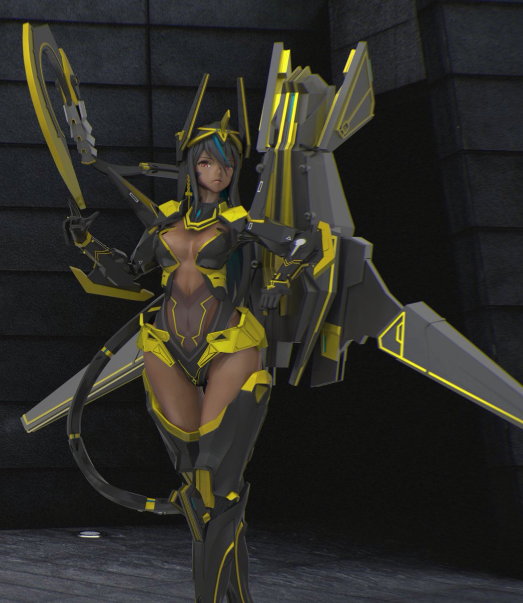 NIKKEインディビリア パーツ全部そろいました💪 #zbrush