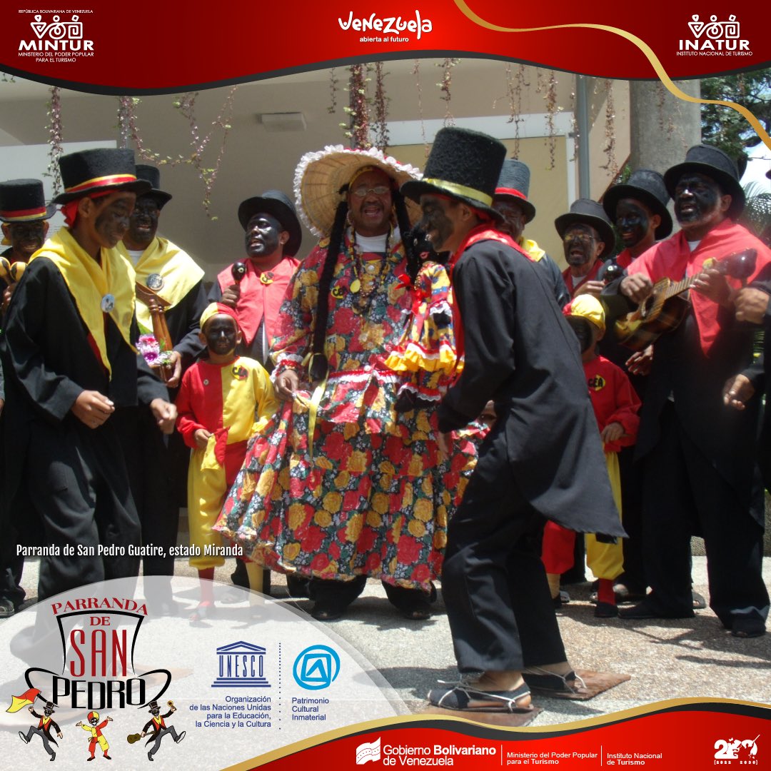 InaturT's tweet photo. 📌La Parranda de San Pedro es una festividad popular religiosa que se celebra en las poblaciones de Guarenas y Guatire, en los municipios Zamora y Ambrosio Plaza del estado
Miranda.

@NicolasMaduro
#NicoCuadraConmigo https://t.co/r77eZwc2jy