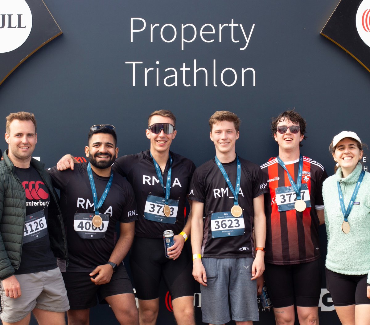 RMAArchitects's tweet photo. Our team had a great day out at the JLL Property Triathlon. 
Congratulations to James, Jai &amp; Rosie competing in the 5K category, Chris, Dan &amp; Louie taking part in the Duathlon and Dillon &amp; Mark seeing through the triathlon. https://t.co/dbkW1GucUX