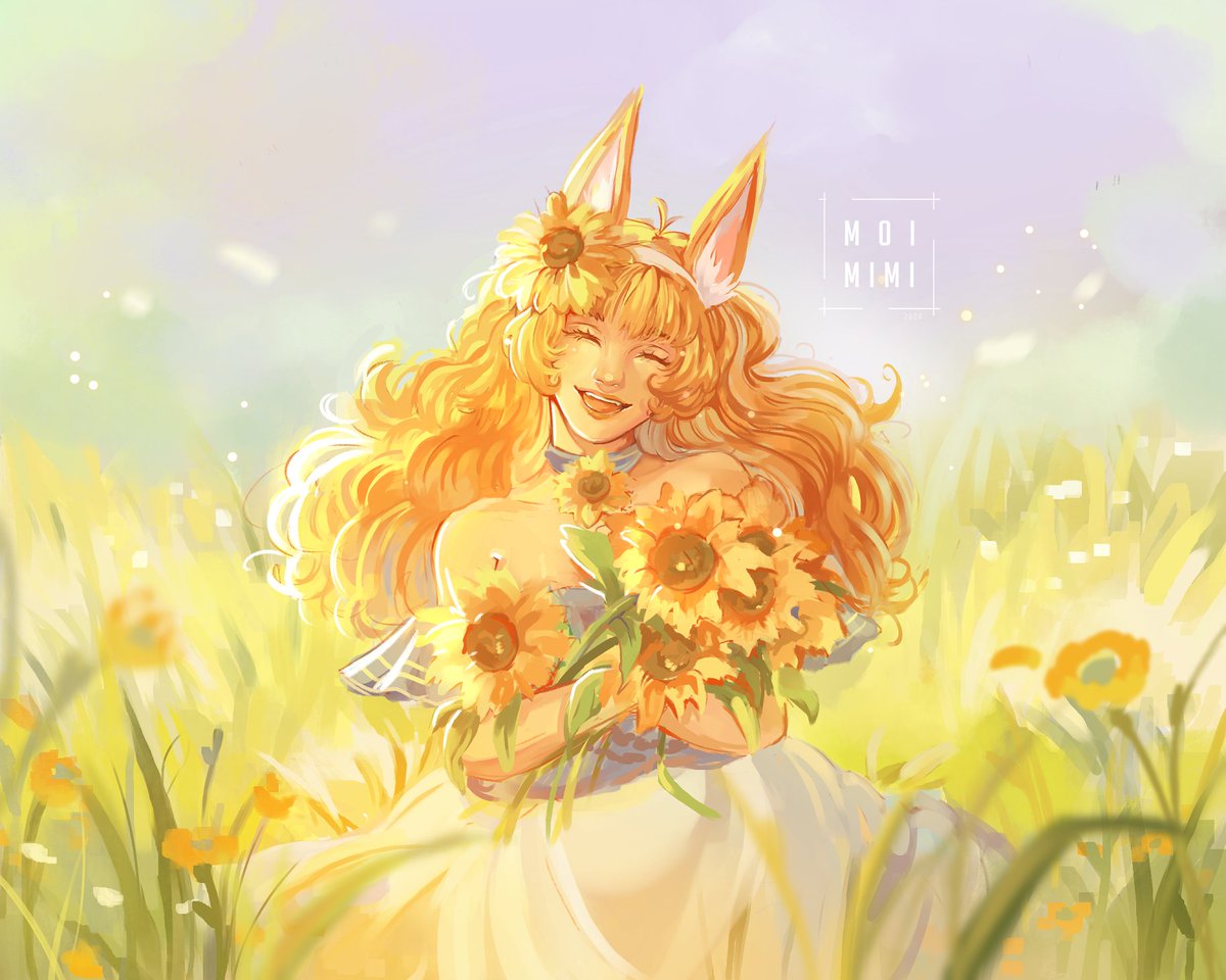 first attack <a href="/LilyNion/">LilyNion | Helia 🦊🌻</a> #artfight2024 ❀❀❀