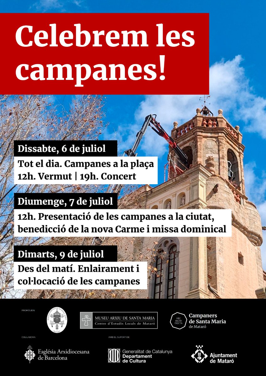 Campaners de Santa Maria de Mataró tweet media