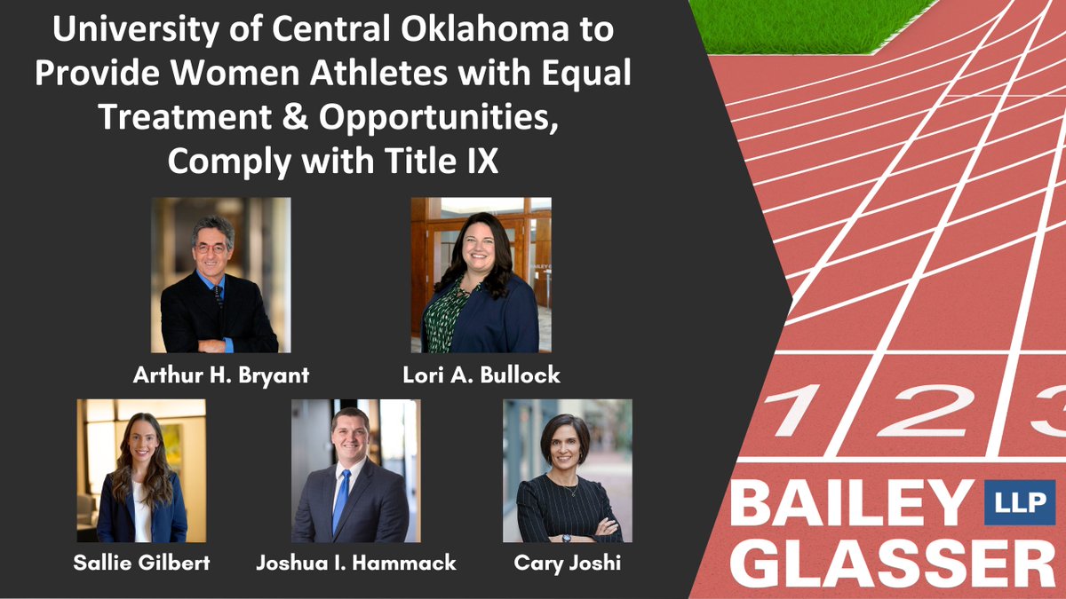 A federal court has approved a class action settlement in a Title IX lawsuit filed against the Univ. of Central Oklahoma (UCO), and now requires UCO to provide equal opportunities, develop a Gender Equity Plan, and comply with Title IX. More:  ow.ly/O3ne50StPrr #titleIX
