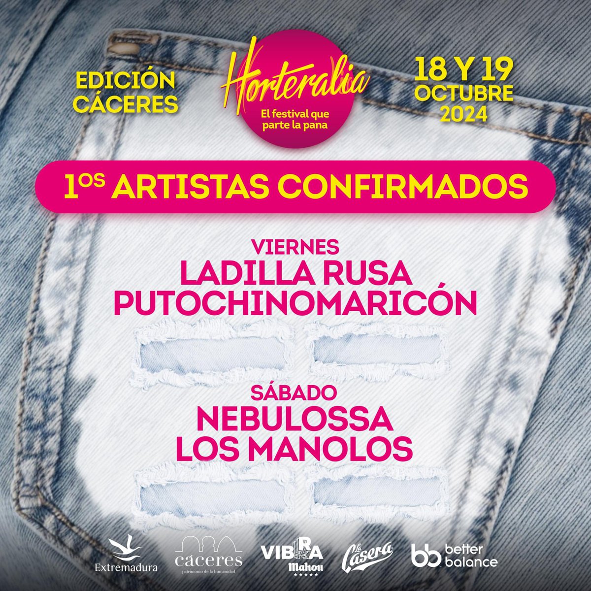 Empieza la fantasía de <a href="/Horteralia/">Horteralia</a> versión locura total y solo van 4 artistas anunciad@s, alucina vecina!!!