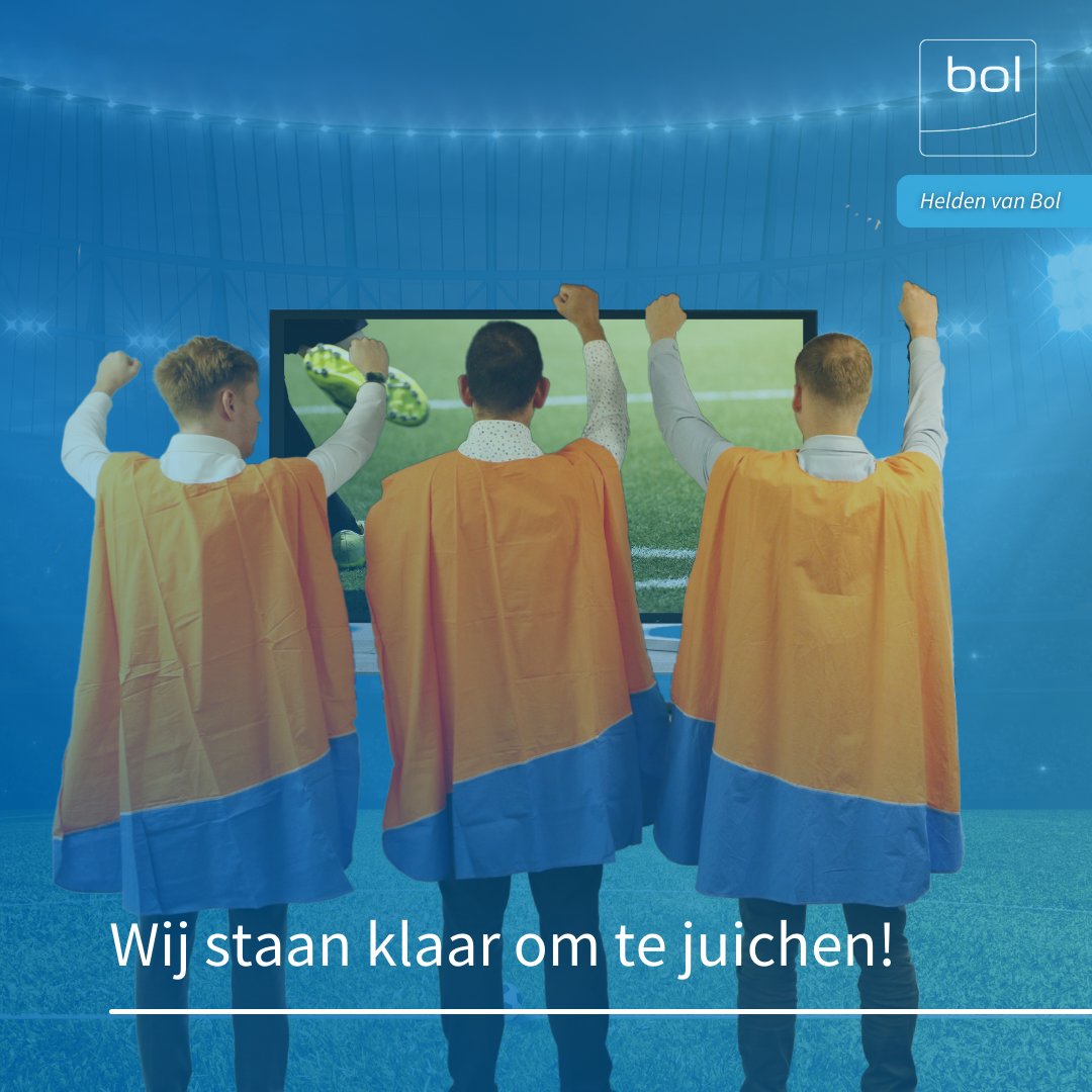 𝗛𝘂𝗽 𝗛𝗼𝗹𝗹𝗮𝗻𝗱 𝗛𝘂𝗽!🇳🇱

Wij zitten er weer klaar voor! Zijn onze oranje helden in topvorm en kunnen zij het vanavond
bolwerken? Wij wensen iedereen een hele fijne wedstrijd!⚽

#Boladviseurs #HeldenvanBol #Bolwerken