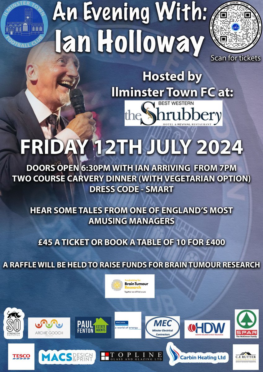 ITLFC's tweet photo. There is still time to grab your tickets for what promises to be a fun-filled evening. 

Tickets on sale until Wednesday 10th at 10pm! 

Don’t miss out! https://t.co/PmCjQgcFuY