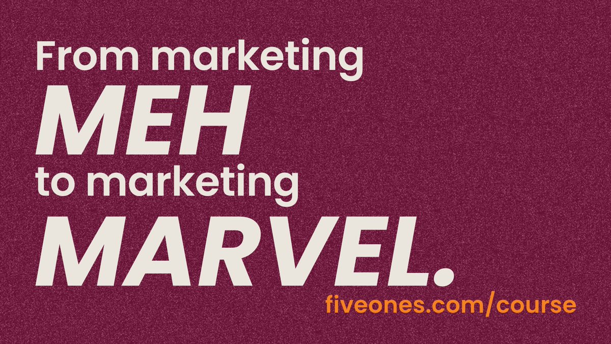 Are you looking for the easiest way to write a marketing plan? 

I am launching the perfect email marketing plan course for YOU (in September)!

Get on the list: fiveones.com/email-course-p…