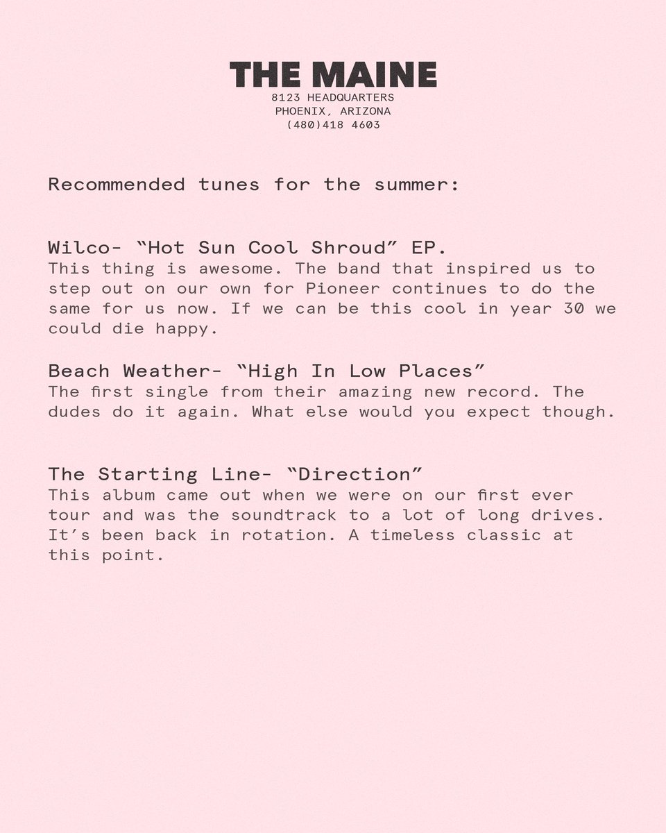 The Maine tweet media