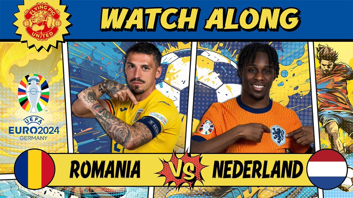 GOING LIVE HERE youtube.com/live/jfoVWkja1… via <a href="/YouTube/">YouTube</a>

Romania VS Netherlands LIVE WATCH ALONG EURO 2024 #romania #netherlands #EURO2024