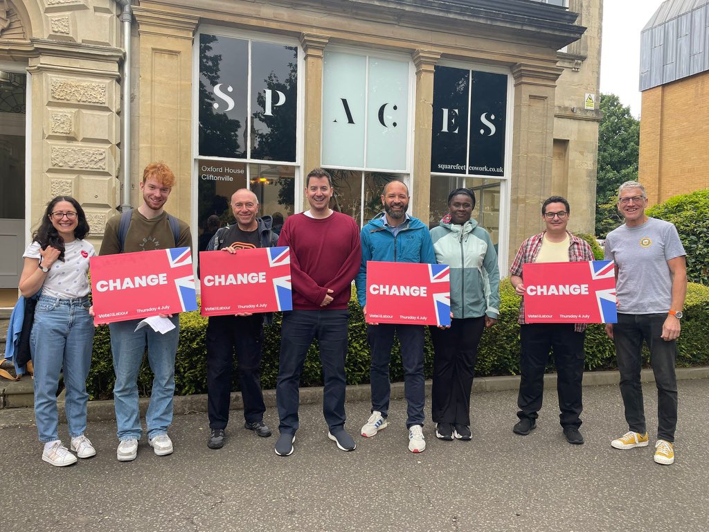 Dominic Lynch (@_dominiclynch) on Twitter photo Out of office is officially on and <a href="/VauxhallLabour/">Vauxhall and Camberwell Green Labour</a> are back in Northampton South knocking on doors for the wonderful <a href="/mike_reader/">Mike Reader MP</a>.
With just over 48 hours until polls close - donโt risk another five years of Tory chaos, instead choose to turn the page with Labour ๐น Out of office is officially on and <a href="/VauxhallLabour/">Vauxhall and Camberwell Green Labour</a> are back in Northampton South knocking on doors for the wonderful <a href="/mike_reader/">Mike Reader MP</a>.
With just over 48 hours until polls close - donโt risk another five years of Tory chaos, instead choose to turn the page with Labour ๐น