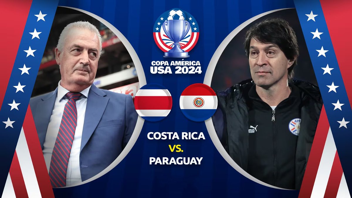 Costa Rica vs Paraguay Live Streaming and TV Listings, Live Scores, Videos - July 3, 2024 - Copa America