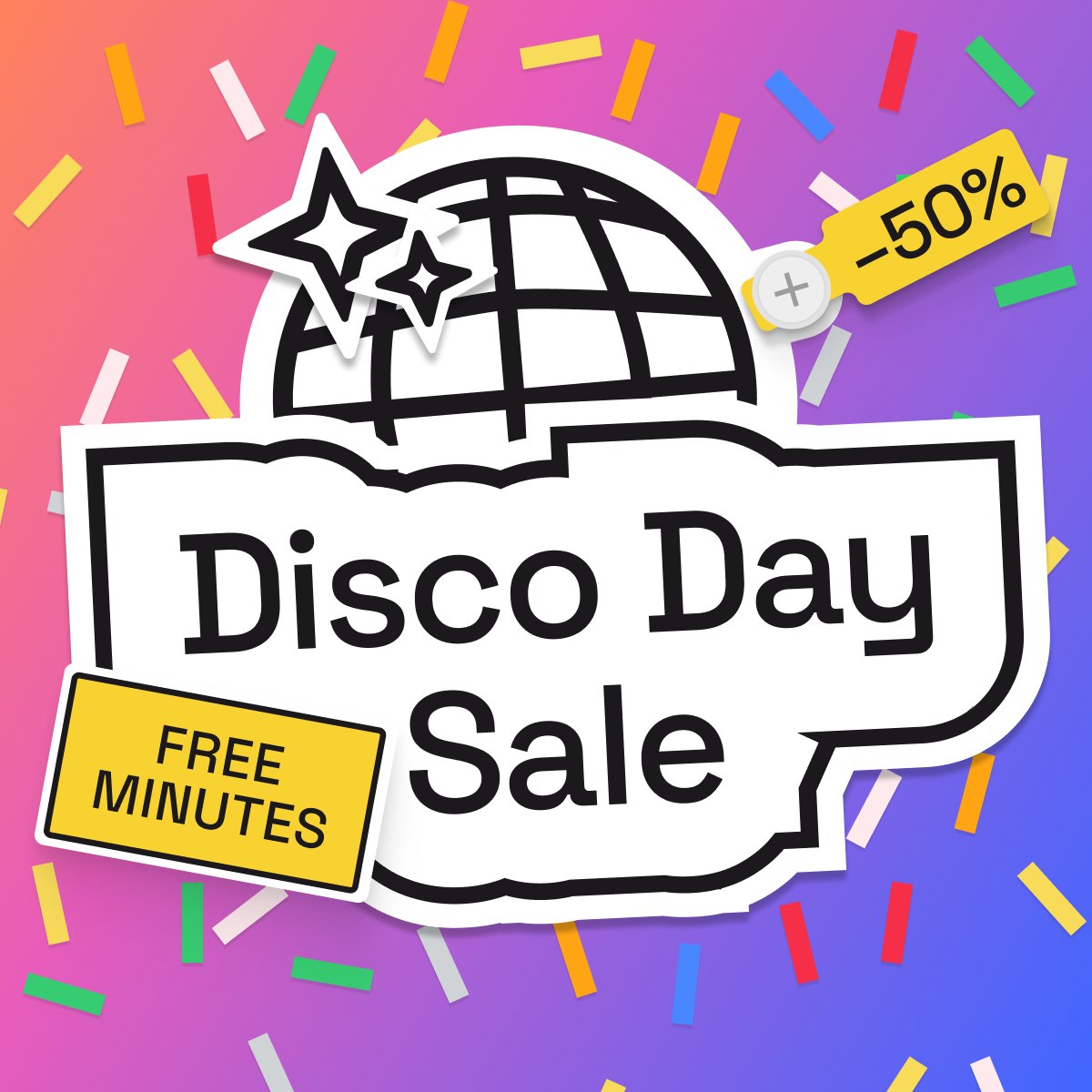 ai_lalal's tweet image. 🎉 Groove Into Savings with LALAL.AI! Get up to 50 FREE minutes + 50% OFF until 7/15! 🕺💃 

Don&apos;t miss our Disco Day Sale! 🔥🎶👉 lalal.ai 

#DiscoDaySale #LALALAI #MusicProduction