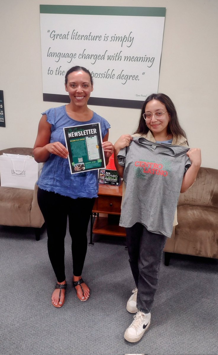 SouthCarolinaCentroLatino (@sccentrolatino) on Twitter photo Meet Mariana, a new #sccentrolatino student volunteer 💚 She studies #biology and speaks #Arabic & #Spanish #multilingualism Ms. Evans reminds us to check out the July El Centro Newsletter canva.com/design/DAGJuEh… Meet Mariana, a new #sccentrolatino student volunteer 💚 She studies #biology and speaks #Arabic & #Spanish #multilingualism Ms. Evans reminds us to check out the July El Centro Newsletter canva.com/design/DAGJuEh…