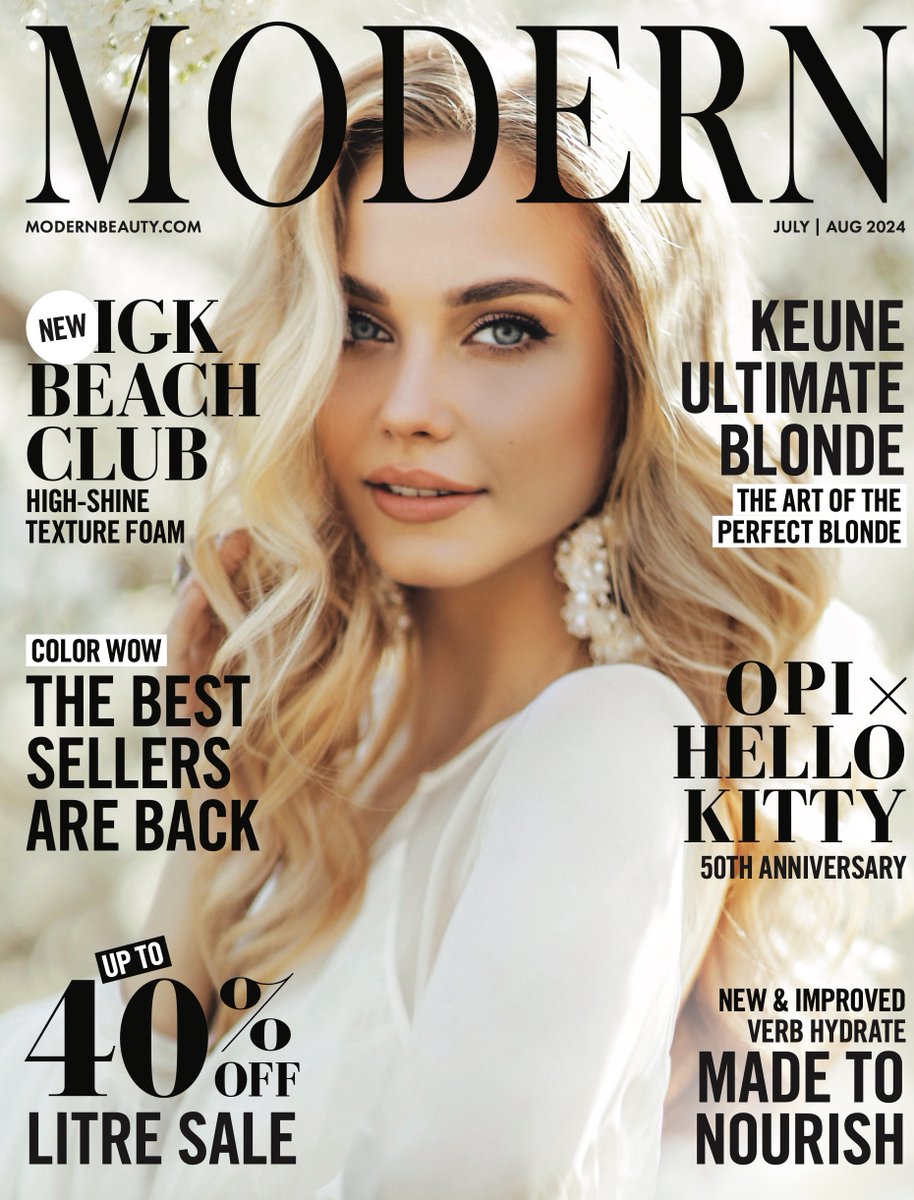 Get ready for summer with our new July/August catalogue! Featuring hot deals, new products &amp; our bi-annual litre sale. View in-store or online at modernbeauty.com