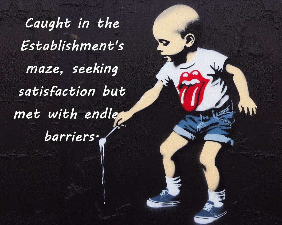 Ste_Cammy's tweet image. Ever feel like you're caught in the Establishment's maze? Trying to find satisfaction, but it's like hitting endless barriers. #SystemVsPeople #EverydayStruggle