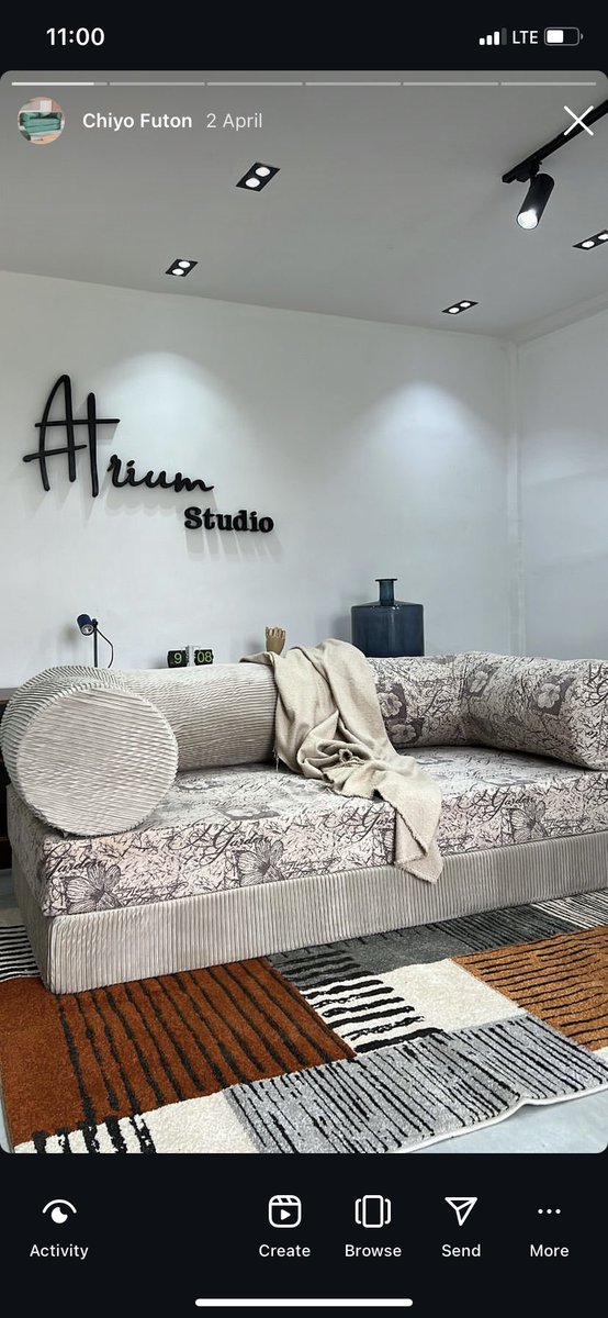 Chiyo Futon 😍😍😍

Send us DM to place an order or visit atriumcraft.com

#Sofa #Couch #Lagos #MadeinNigeria #AtriumCrafts #HarutoSofa #interiordesign #HomeDecor #HomeDesigns #Livingroominspo #Abuja #livingroomdesign