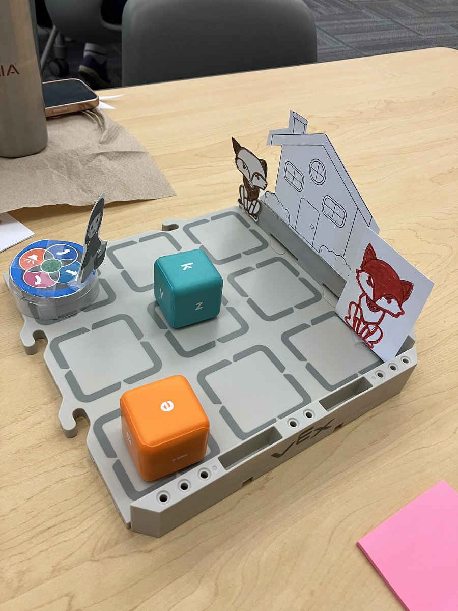 javierfaguilar's tweet photo. Learning #coding with #VEX123 @VEXRobotics
#Launch_K5 session at @ESCRegion11 #CSforYall @weteachcs with Nina
Representing @efwmaschool
@dfwcsta
#networking #learning #teamwork #equity #diversity #confidence #codeisfun #AFEteacher #CSforALL #EveryCanCode #ITeachCode #fun https://t.co/t4PmdwUg2D