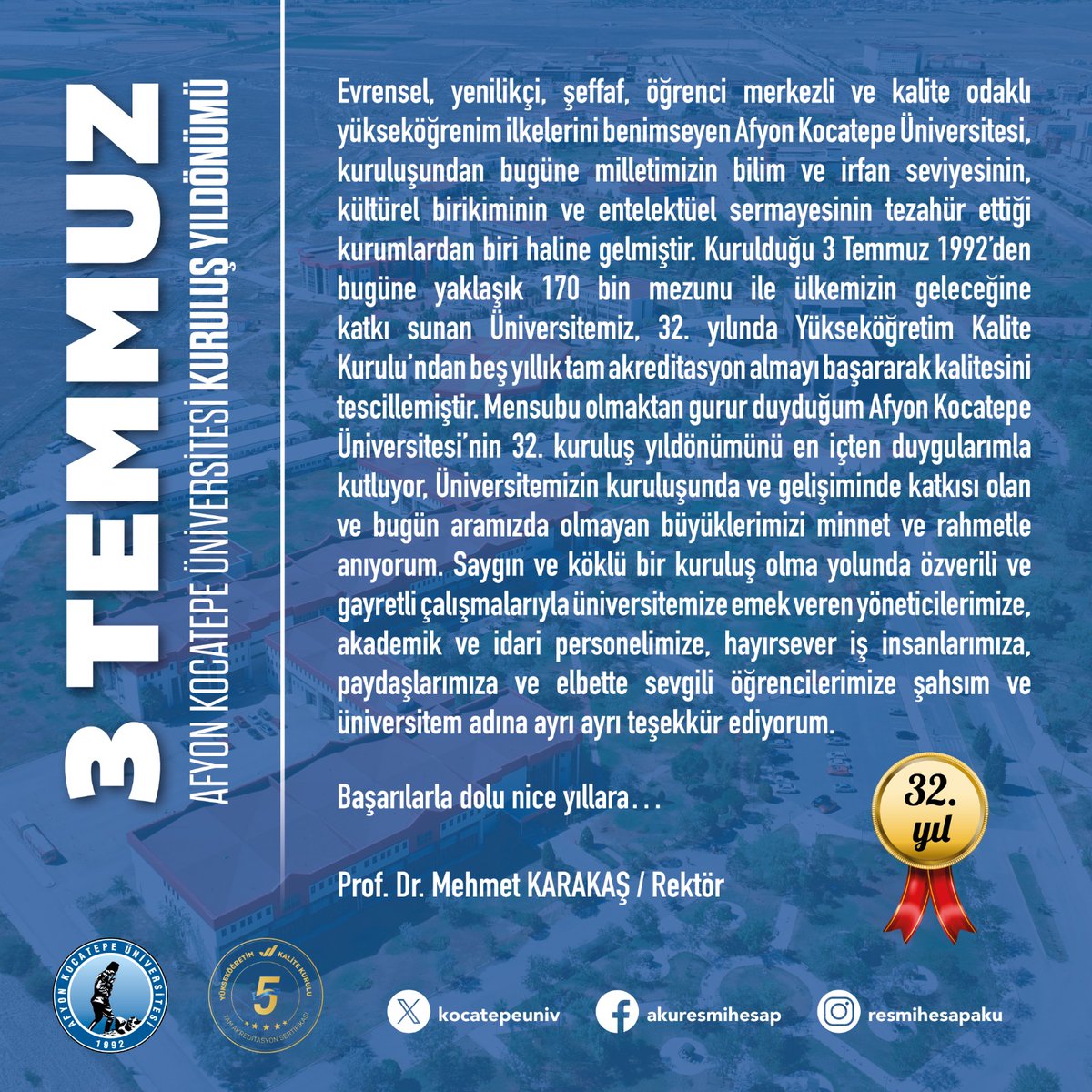 Afyon Kocatepe Üniversitesi tweet media