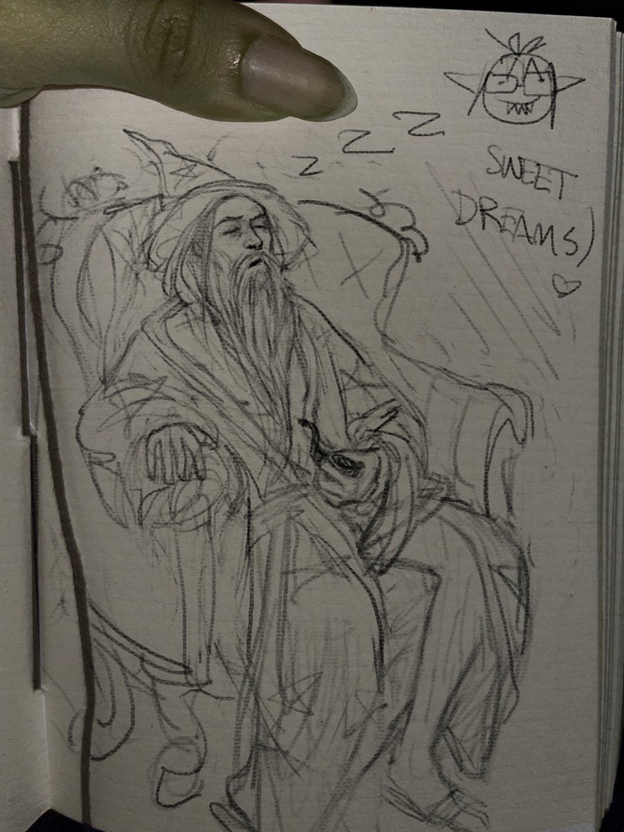 It’s the middle of the day and he fell asleep smoking again so i sketched him! That’s his favorite chair. He looks so peaceful when he’s not ordering me around haha. Sleep tight bestie!!🤗
