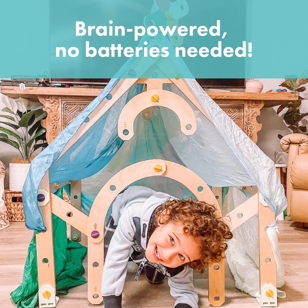 Rigamajig's tweet photo. Swap screen time for playtime this summer with Rigamajig Junior and Spinning Tops! Keep young minds engaged—enjoy a 10% discount until July 14. Whether for your home, summer camp, or community, these kits combine learning and fun through engaging, imaginative play. #STEAM #SEL https://t.co/63mx4H9Rtj