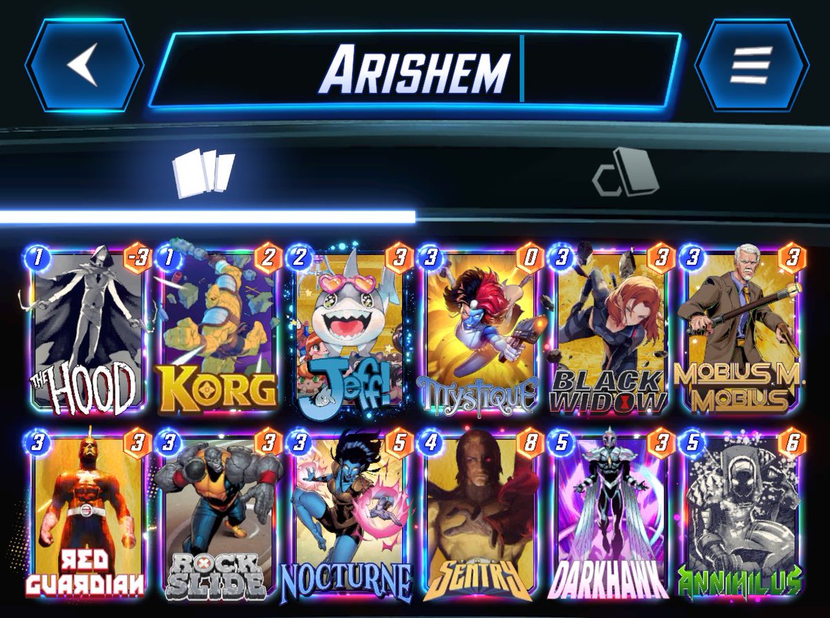 ExplodiumGaming's tweet photo. If I don’t get Arishem on my first and only key I am choosing violence. 

Join me fellow poor key investors! 

#MARVELSNAP https://t.co/biOdDbTPWy