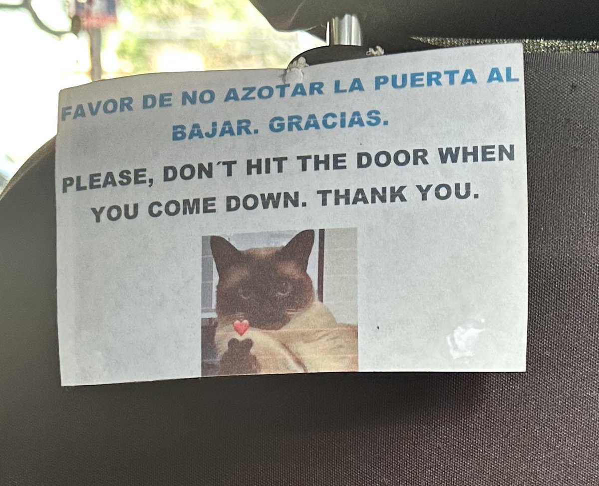En el Uber y en la vida