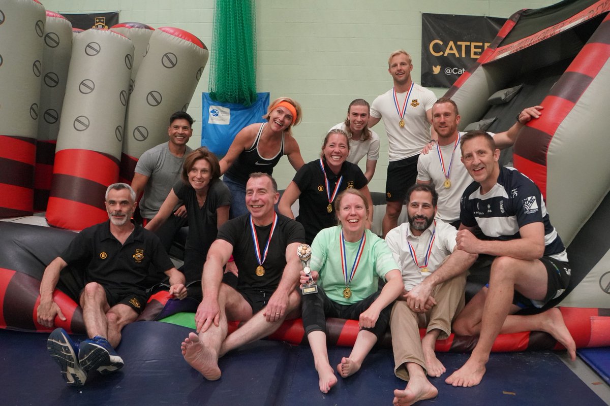 Caterham_School's tweet photo. On our final Giving Day, our staff team faced off against the parents team on the bounce-off course. This year, the staff emerged victorious, taking home the trophy! Thank you to everyone who took part.
https://t.co/GZKdeWTB1G
#CreateABuzz https://t.co/QxoeaIaKF0