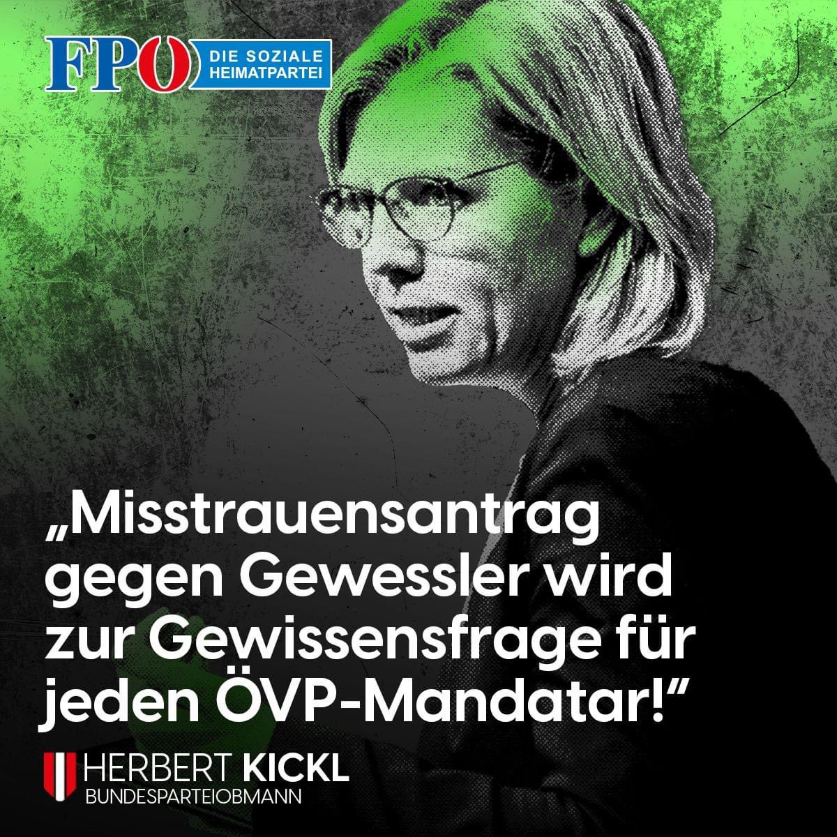 Diese Woche werden wir im Nationalrat den angekündigten Misstrauensantrag gegen die grüne „Willkürministerin“ Gewessler wegen deren Zustimmung zum EU-Renaturierungsgesetz, einem Kernelement des „klimakommunistischen European Green Deal“, stellen. Die Abstimmung darüber wird zur