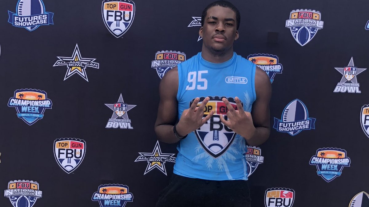 CordieKimble's tweet photo. Had a great experience at the FBU Top Gun Showcase this weekend. Just some minor things I need to work on but I’ll be back next year to make the All American 8th grade team. https://t.co/ia3KnnBJBV