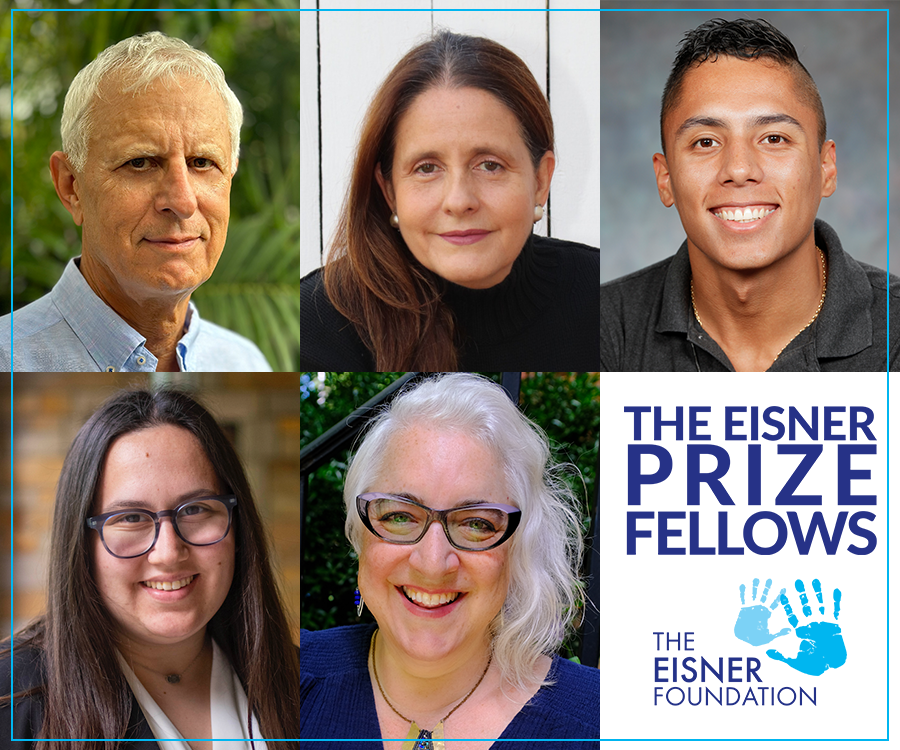We're thrilled to announce the second cohort of Eisner Prize Fellows! Join us in welcoming Mariela Briceno, Bob Gallo, Lyiam Galo, Marj Kleinman &amp; Emily Lerner to the Eisner Prize family. Learn more about them and their projects: eisnerfoundation.org/eisner-prize-f…