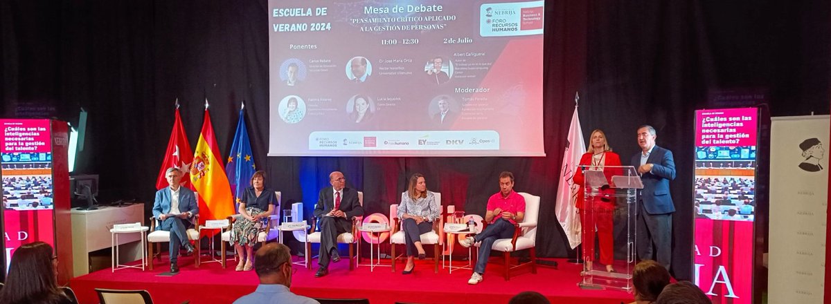 wetak_elearning's tweet photo. Durante los dos últimos días hemos participado en la V Edición de la Escuela de Verano Universidad Nebrija – Foro Recursos Humanos. 🎓

@ForoRRHH @Nebrija @EY_Spain @Fundmashumano @DKVSeguros @openhr_soft  

#personasyEmpresas #RRHH #Escuelaverano24 #Talento #IA #Digitalización https://t.co/6ccQGhbe3X
