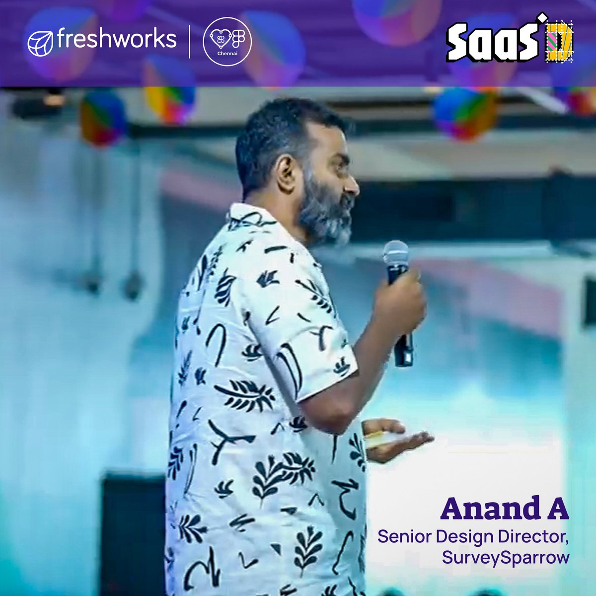 SaasDesigners's tweet photo. Anand delivered a talk on the state of UX in AI SaaS landscape, discussing challenges around democratization of AI capabilities, retrofitting AI concepts, and functional challenges from the UXD perspective. #SaaSD #SaaSdesigners #Config2024 https://t.co/e02Jmg9AMj