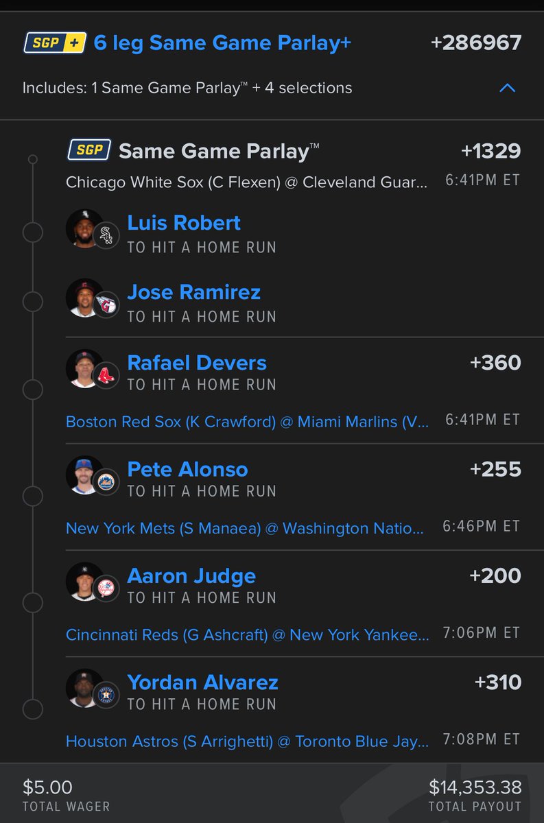 bdkparlay's tweet photo. This feels like the one

Gut Feelings Only‼️

#GamblingX #Fanduelparlay https://t.co/q7pvqUiigz
