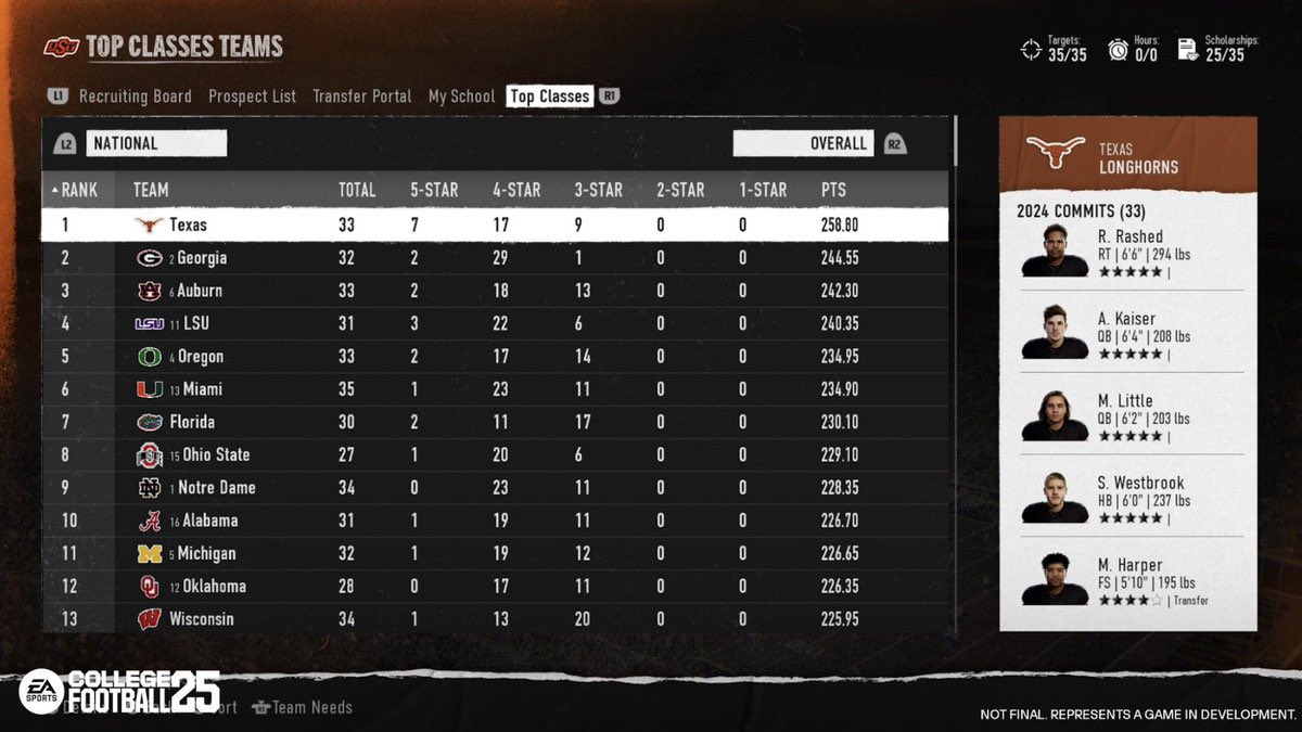 CoachNickGaming's tweet image. Your 1st look at how signing day works in Dynasty Mode in #collegefootball25 #easportscollegefootball #easportscollegefootball25 #cfb #eacfb #eacfb25 

🚨Remember we are giving away 3 copies of this game away! All you have to so is Subscribe to my YouTube channel! Link in bio!🚨