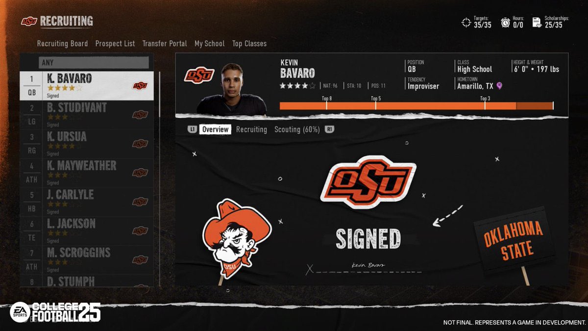 CoachNickGaming's tweet image. Your 1st look at how signing day works in Dynasty Mode in #collegefootball25 #easportscollegefootball #easportscollegefootball25 #cfb #eacfb #eacfb25 

🚨Remember we are giving away 3 copies of this game away! All you have to so is Subscribe to my YouTube channel! Link in bio!🚨
