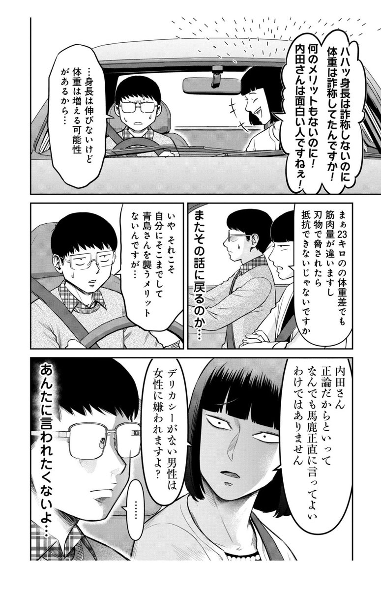 内田さんと青島さん。恋人感はないけど、良いコンビな気がする。

婚活バトルフィールド37
猪熊ことり 