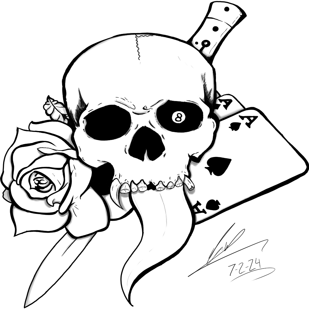 Latest one finished. Might post/draw more later