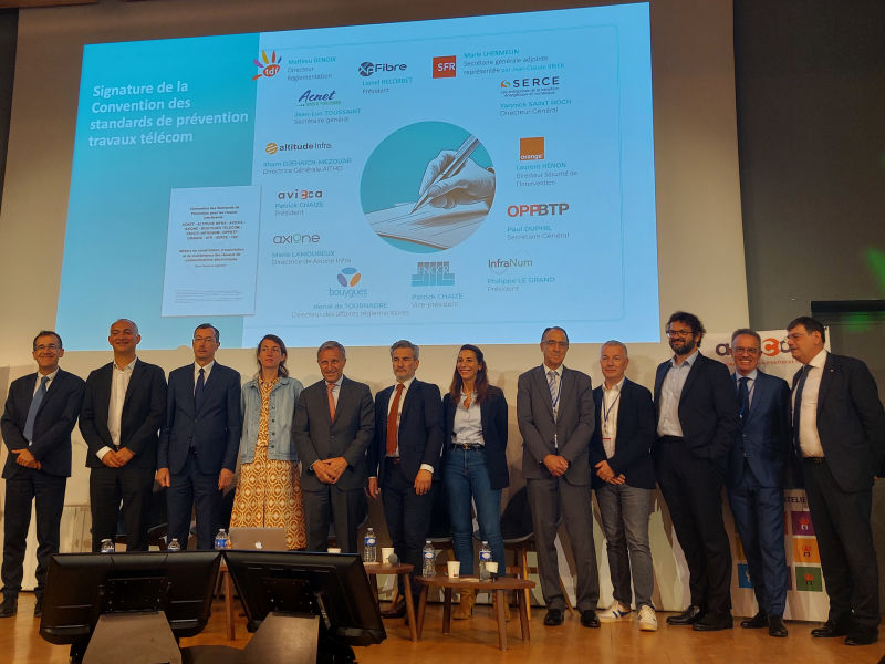 🚨 Nouvel accord historique dans les télécoms ! 

Le 28 mai, lors du colloque #Trip organisé par l'<a href="/Avicca/">Anna Victoria Zhang</a>, l'OPPBTP et les principaux opérateurs (Orange, SFR, Bouygues Telecom) ont signé une convention inédite pour améliorer la sécurité des interventions sur les réseaux.