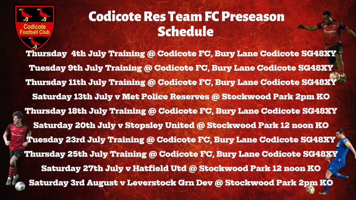 CodicoteFCu18's tweet image. Let’s not forget our brand new Reserves team.  They kick off in their first preseason match in a couple of weeks. In the meantime the lads are getting that preseason fitness done 🙌
#upthecod