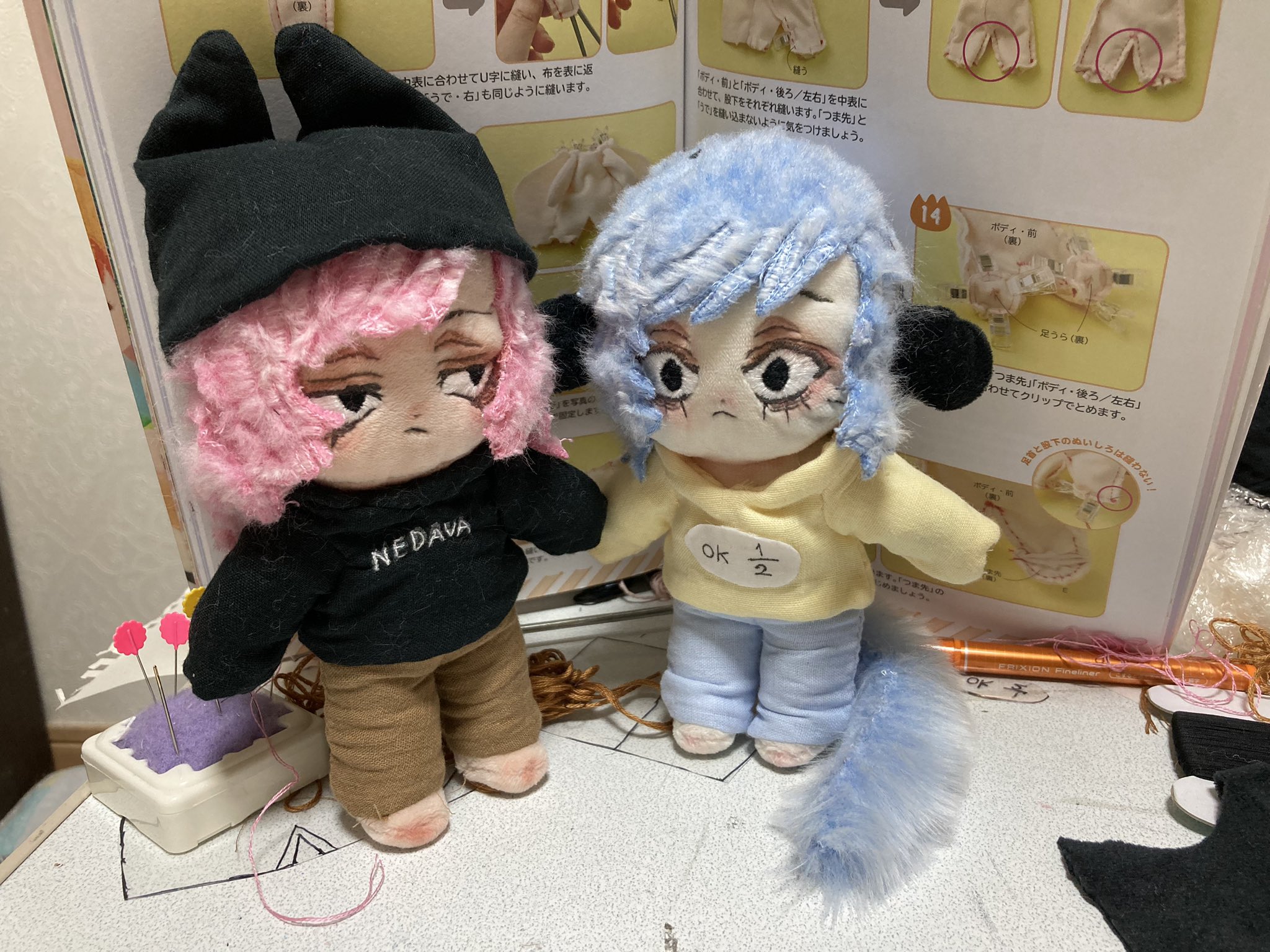 Ranfren ニェン 手作り推しぬいぐるみ ランフレン RANFREN ぬいぐるみ ぬい ニェン ニョン ワイヤーの